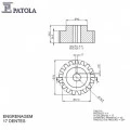 Engrenagem 17 Dentes - Patola