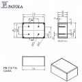 Caixa Plástica PB-112 T.E - Patola - Caixa 13