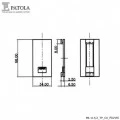 Caixa Plástica Com Alça  PB-117/2 - Patola