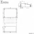 Caixa Plástica Cinza PB-900/2 - Patola