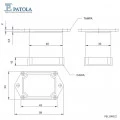 Caixa Plástica PB-040/2 - Patola - Caixa 3