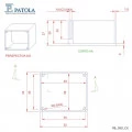 Caixa Plástica PB-050 - Patola - Caixa 6