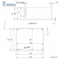 Caixa Plástica PB-060 - Patola - Caixa 56