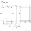Caixa Plástica PB-114 T.E - Patola - Caixa 18