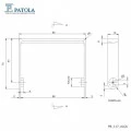 Caixa Plástica Com Alça  PB-117 - Patola - Caixa 93