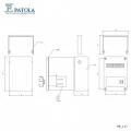Caixa Plástica Com Alça  PB-117 - Patola - Caixa 93