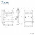 Caixa Plástica Com Alça  PB-117 - Patola - Caixa 93