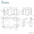 Caixa Plástica Com Alça PB-118 - Patola - Caixa 83