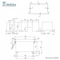 Caixa Plástica Com Alça PB-118 - Patola - Caixa 83