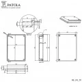 Caixa Plástica Tampa Acrílica PB-170 - Patola
