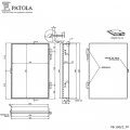 Caixa Plástica  PB-180/2 - Patola