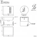Caixa Plástica PB-201 - Patola - Caixa 38