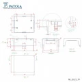 Caixa Plástica PB-201/2 - Patola - Caixa 35