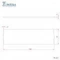 Caixa Plástica Com Alça PB-207 - Patola