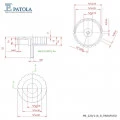 Caixa Plástica Com Alça PB-220/110-8 - Patola