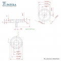 Caixa Plástica Com Alça  PB-220/140 - Patola