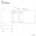 Caixa Plástica PB-600/2 - Patola - Caixa 31