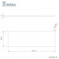 Caixa Plástica PB-600/2 - Patola - Caixa 31