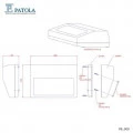 Caixa Plastica PB900 Preta - Patola