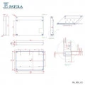Caixa Plastica PB900 Preta - Patola