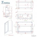 Caixa Plastica PB900 Preta - Patola