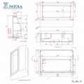 Caixa Plástica   PB-900 - Patola