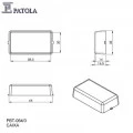 Caixa Plástica PBT-064/3 - Patola