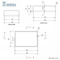 Caixa Plástica PBT-064/2 - Caixa 96 - Patola