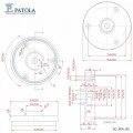 Gabinete Para Strobo SC80R - Patola