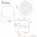 Gabinete Para Strobo SC80R - Patola
