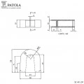 Caixa Plástica Para Sinalizador SI-4V - Patola