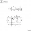 Suporte para Trilho injetado SP-TR - Caixa 80A - Patola