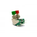 Chave Micro Switch Push-Button LIga/(Liga) sem Trava 15A/125Vac - Cores Verde e Vermelho - DS-438 - Daier