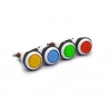 Chave Push-Button sem Trava Utilizada em Arcades Fliperamas - Diversas Cores - PBS-29