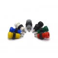 Borne B897 com Pino Interno para Pino Banana de 4mm - Diversas Cores