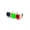 Chave Push-Button sem Trava 2A/250V Normalmente Aberta nas Cores PT/VD/VM - DS-461
