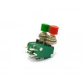Chave Micro Switch Push-Button LIga/(Liga) sem Trava 15A/125Vac - Cores Verde e Vermelho - DS-438 - Daier