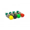 Chave Push-Button com 2 Terminais 1A/125Vac Ou 0,5A/250Vac Normalmente Aberta nas Cores AM/PT/VD/VM - DS-323