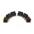 Chave Gangorra / Tecla com 3 Terminais 1A/250Vac - Diversas Cores - SMRS-102-1 (C3) - Jietong	