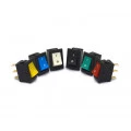 Chave Gangorra / Tecla com 3 Terminais 1A/250Vac - Diversas Cores - SMRS-102-1 (C3) - Jietong	