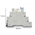 Relé de Interface 24V HF-41F 6A 250VCA