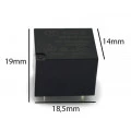 Relé para uso geral 5Vdc 10A SPDT 1 contato reversível HF3FA/005-ZSTF