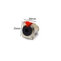 Conector Jack P10 6,35mm Fêmea para Painel - HJ084 - HJH