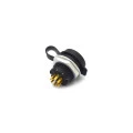 Conector Fêmea para Painel com Base Redonda 8 Vias - JA/PM8IP - Melro