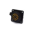 Conector Macho para Painel com Base Quadrada 18 Vias - JAB/P18P - Melro