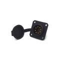 Conector Macho para Painel com Base Quadrada 8 Vias - JAB/P8P - Melro