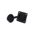Conector Macho para Painel com Base Quadrada 20 Vias - JAB/PM20P - Melro