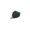 Adaptador Plug P3 3,5mm para Borne de 4 vias Fone e Microfone - JD15-1014