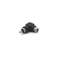 Adaptador Plug RCA para Jack RCA 90º - Preto ou Vermelho - JD15-3063 - Jinda