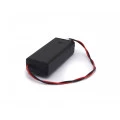 Suporte para 2 Pilhas AAA com Tampa e Rabicho de 15cm - JD15-6038A - Jinda